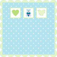 Vector kid's background pattern