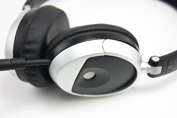 headphones on white