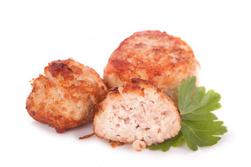 Cutlet with parsley