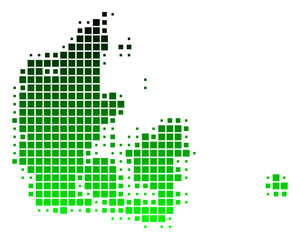 Fototapeta na wymiar Karte von Dänemark