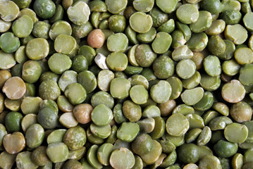 dried pea prepared for a vegetable soup