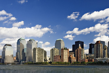 Fototapeta premium New York City Skyline around Midtown Manhatten New York.
