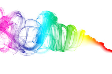 Colorful Rainbow Smoke