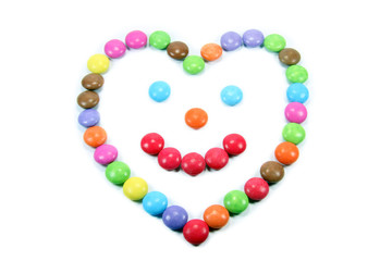Coeur de bonbons