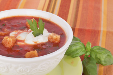 Italian style tomato soup