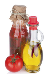 Deli Ketchup and Olive Oil with Spice