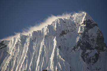 Snowcapped Andes Peak