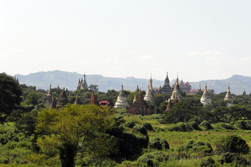 Fototapeta na wymiar Wykres Tempel von w Birmie / Myanmar