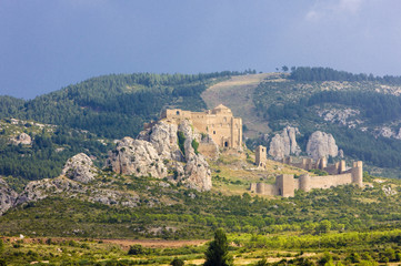 Fototapeta na wymiar Zamek Loarre, Prowincja Huesca, Aragonia, Hiszpania