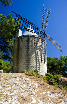 windmill, Barbentane, Provence, France
