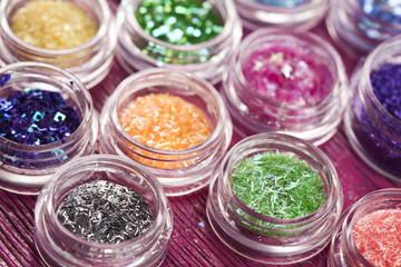 Glamour style and brocade