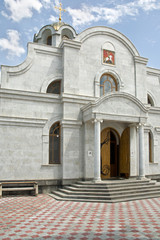 Fototapeta na wymiar Svyato-Georgievskiy nunnery, a city Essentuki