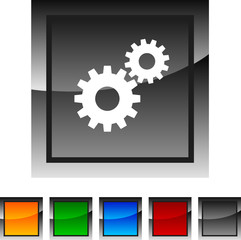 Settings icon set. Vector illustration