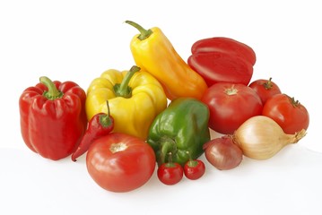 multicolor vegetable