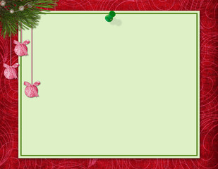 blank note paper on textured background