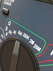 digital multimeter, switch, different measurements