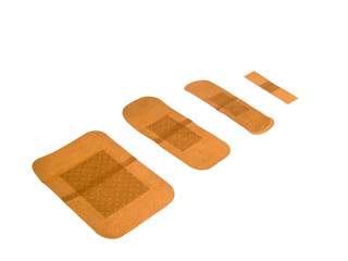 First-aid plaster.