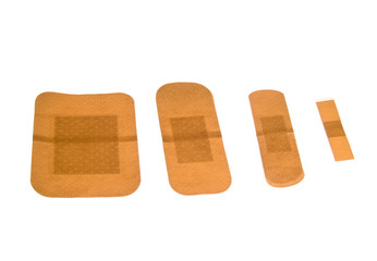 First-aid plaster.