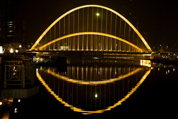 Steel Bridge at night
