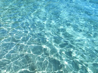 Clear blue water pattern