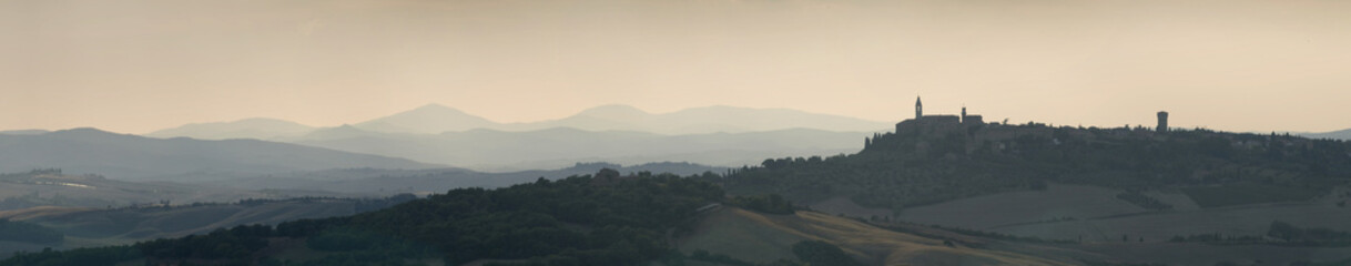 panorama toscano - Pienza