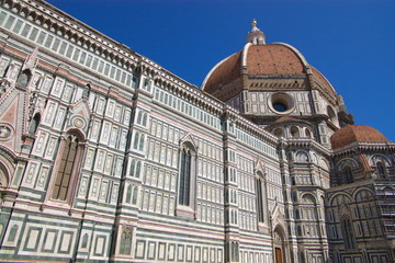 view on Duomo cathedral in Florence