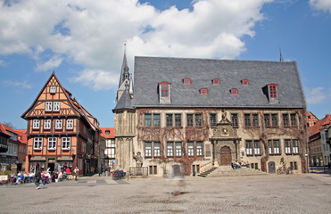 Quedlinburg: Rathaus am Marktplatz