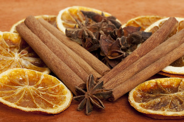 Zimt, Anis und Trockenfrucht