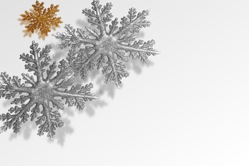 étoiles argenté et doré