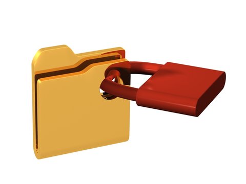 Computer icon for secure folder