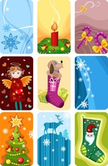 christmas icon set