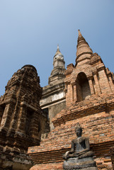 Buddist temple in Sukhothai historical park,Thailand