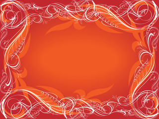 Red ornamental background