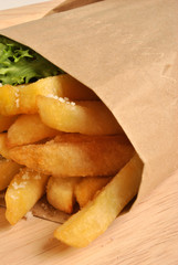 some healthy, delicious organic deep fried chips