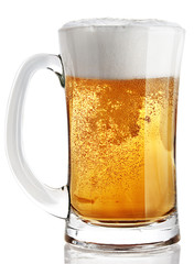 Beer in glass