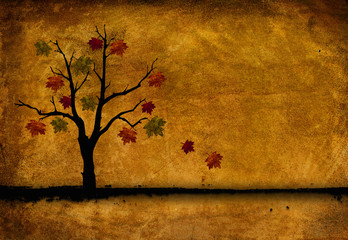 autunno e foglie - obrazy, fototapety, plakaty