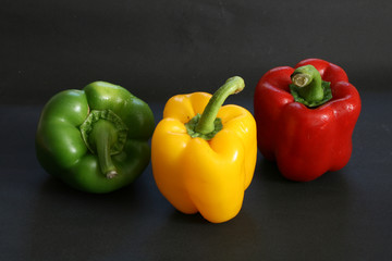 verschiedene paprika