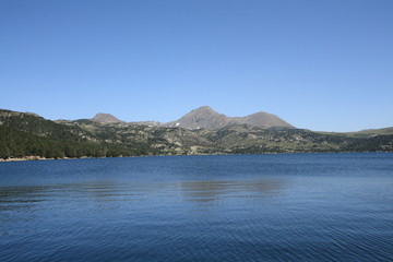 Pic Péric et lac des bouillouses,Pyrénées orientales