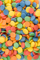 background of colorful sweets