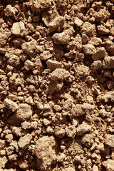 Clay red agriculture textured soil