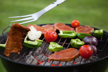 On The Barbecue Grill