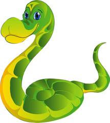 Fototapeta premium Cartoon snake