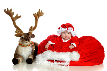 Blitzen with Mrs. Claus