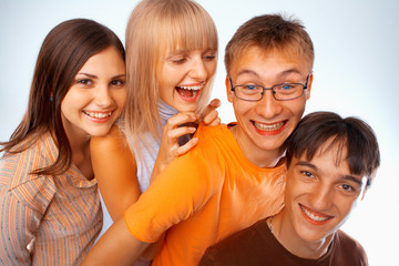 Obraz premium Happy friends