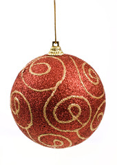 Red Christmas ball