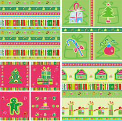 Christmas Seamless Pattern set