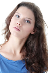 Naklejka premium Beautiful woman portrait