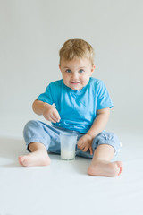 kid and milk