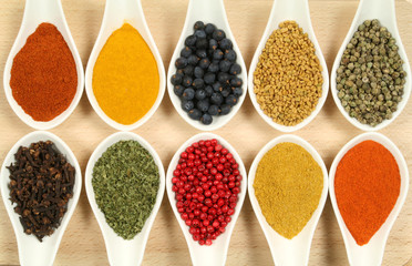 Colorful spices