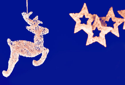 Cielo stellato con renna
